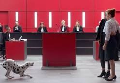 Frau im Bild im Kinoptikum
